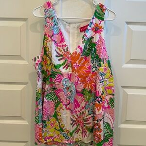 Lily Pulitzer Sleeveless Babydoll Top XXL